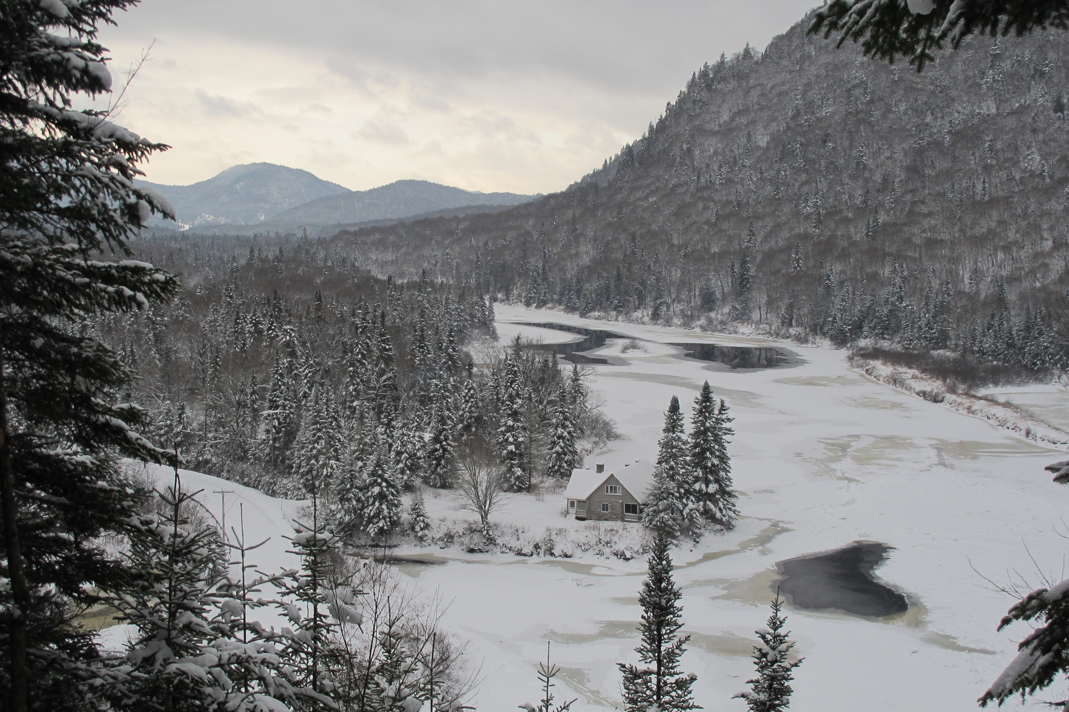 Vue winter Jacques Cartier
